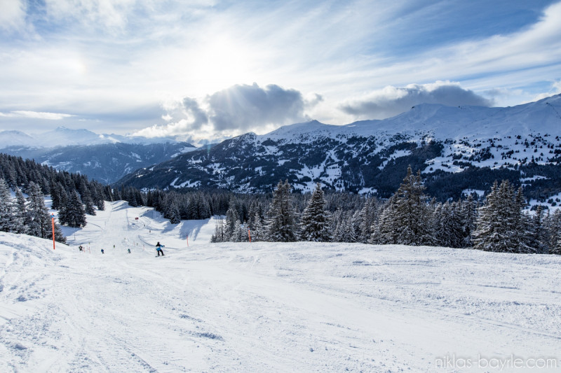 Nun steht die Talabfahrt zur Rothorntalstation an.