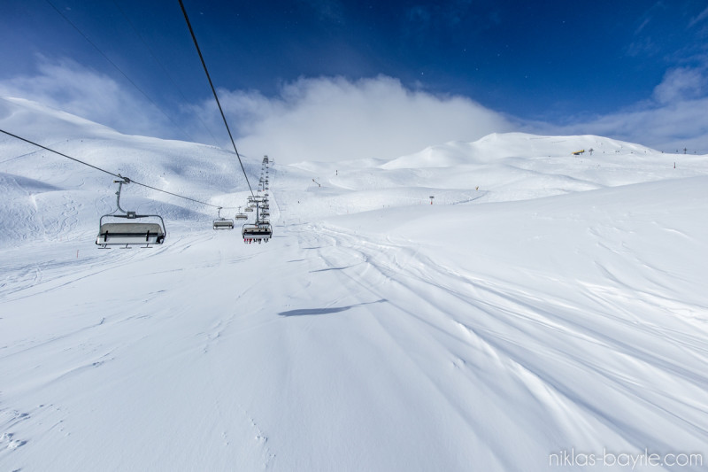 Am Lavoz reißt dann endlich der Himmel ein wenig auf.