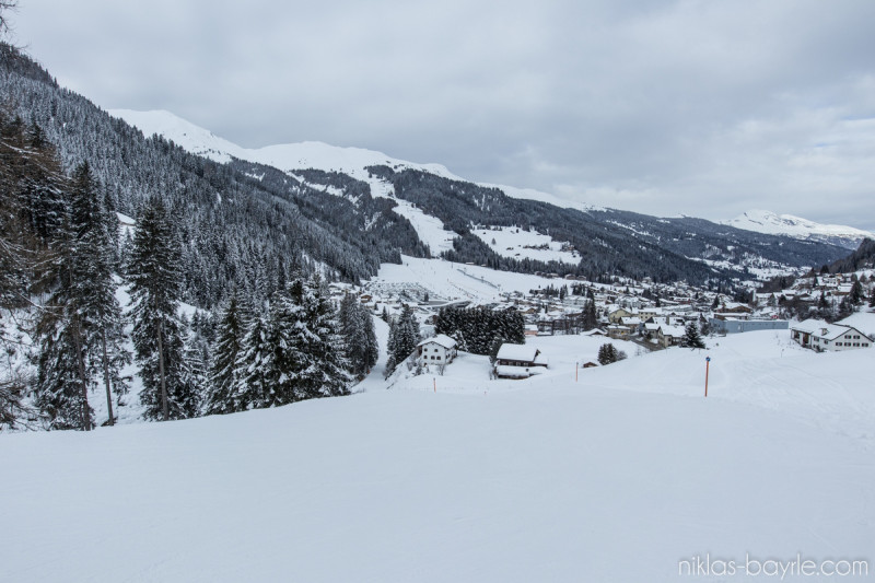 Kurze Zeit später in Churwalden hat uns die Wolkenfront dann auch erwischt.