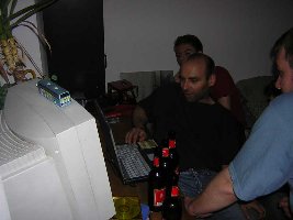 Ahh, Bilder gucken und bierlis trinken bei Oscar