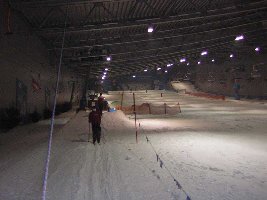 Skihalle aus der kurze SL gesehen