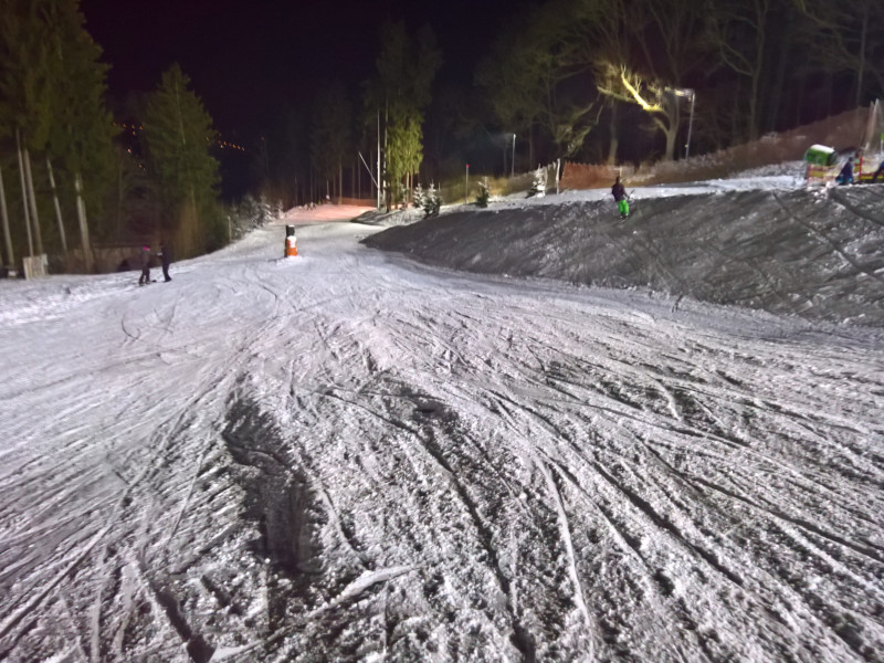 Piste Alaunbach mit unnötigen Absätzen
