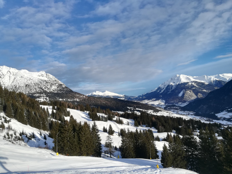 Blick Richtung Lenzerheide.