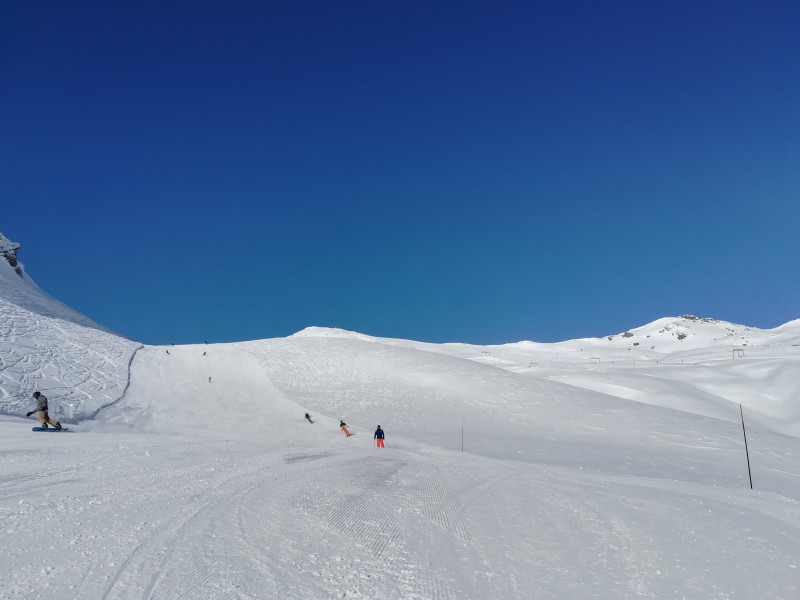 Weiter unten wird sie dann wieder steiler.