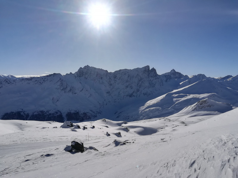 Vom Piz Martegnas nach Radons kommend.
