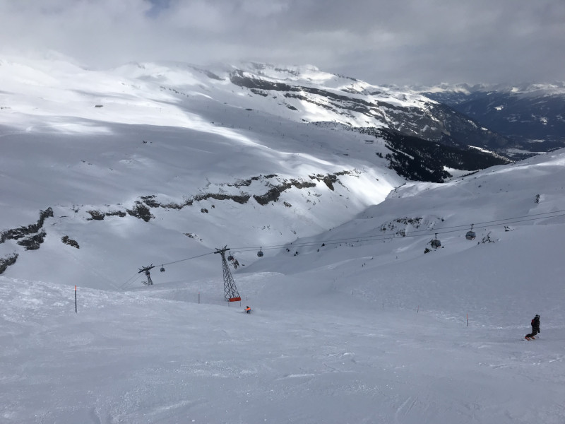 Dafür viel bessere Pisten. Die 41 um 14 Uhr noch perfekt