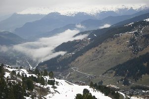Kaum zu glauben: 5 der 6 Talabfahrten nach Meribel waren noch gut fahrbar!