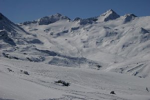 Blick in Richtung Moraine / Col.
