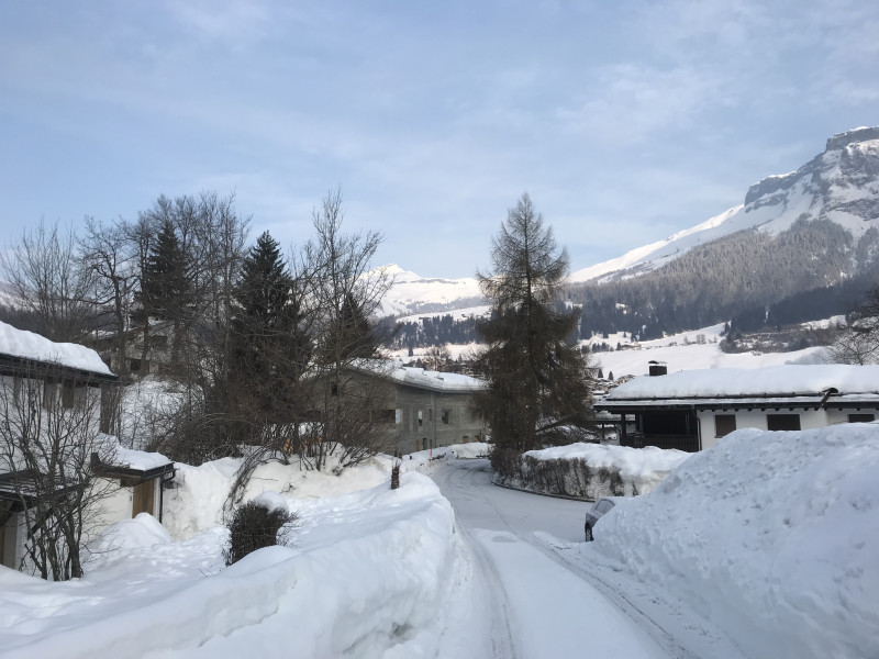 Wieder mal blauer Himmel im Dorf