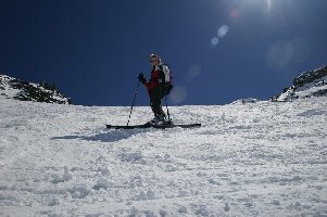 An diesem Foto kann man die Steilheit vielleicht etwas erkennen, nicht extrem, aber schon interessant!
