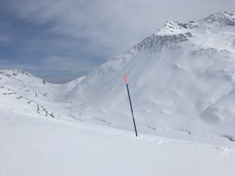 Die beste Piste war heute einmal mehr die schwarze unterhalb der ehemaligen 4KSB.