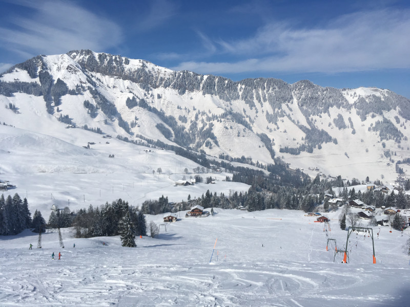 Die Hauptbeschäftigungsanlage steht aber links davon, der schwere GMD-Skilift Gummen.