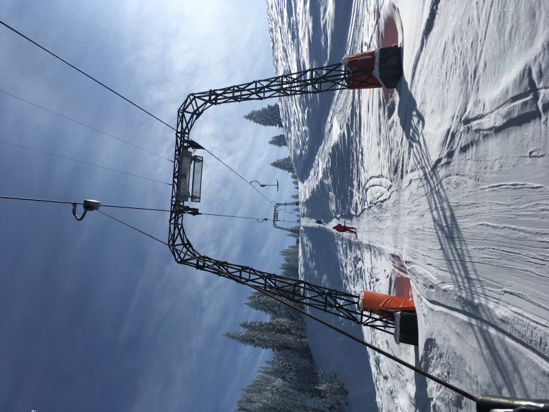 Bergfahrt Skilift Gummen