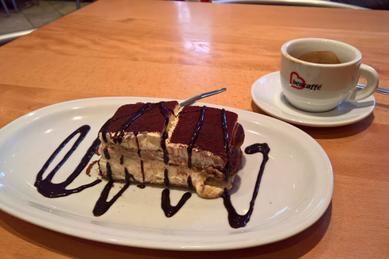 In Italien auf Kaffee und Tiramisu