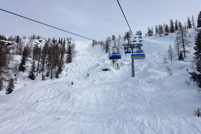 Abseits unter der Mössern-Bahn
