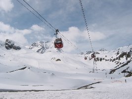 Standardblick hinauf in Richtung Eisgrat