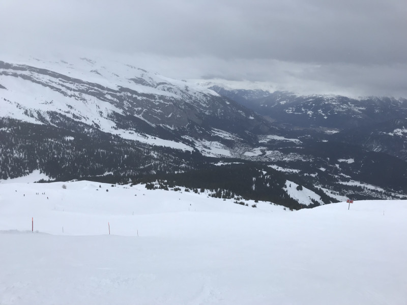 Top zu fahren, die 66. Griffig. Oben pulvrig, unten wunderbar aufgefirnt.