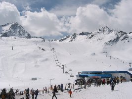 6KSB Eisjoch. Nicht viel los. Kein Vergleich zu den Massen im Herbst