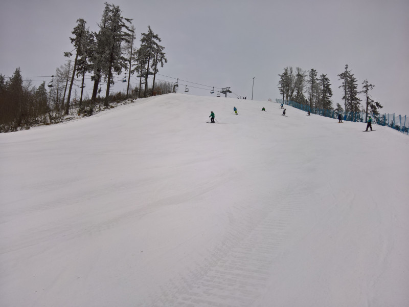 Steilhang 1+2 bergwärts