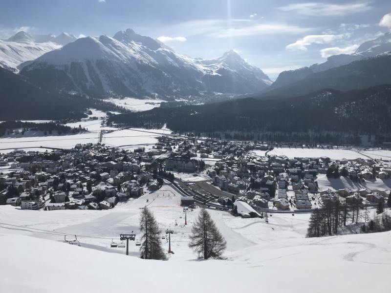 Super Wetter. In Flims schneite es um 6 Uhr.