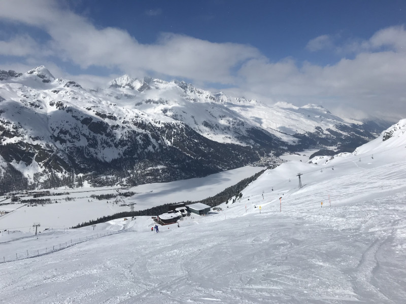 Wie ich den Grialetsch-Hang einfach liebe. Der Hauptgrund, dass ich mich immer bis hierher „durchkämpfe“
