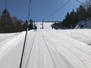 auf geht es in Richtung Kastelberg, höchster Punkt im Gebiet