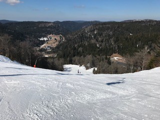 auf der Gaby Curlen nix los, beste Bedingungen, von oben