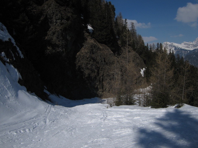 Erste Kurve (ca. 1.950 m)