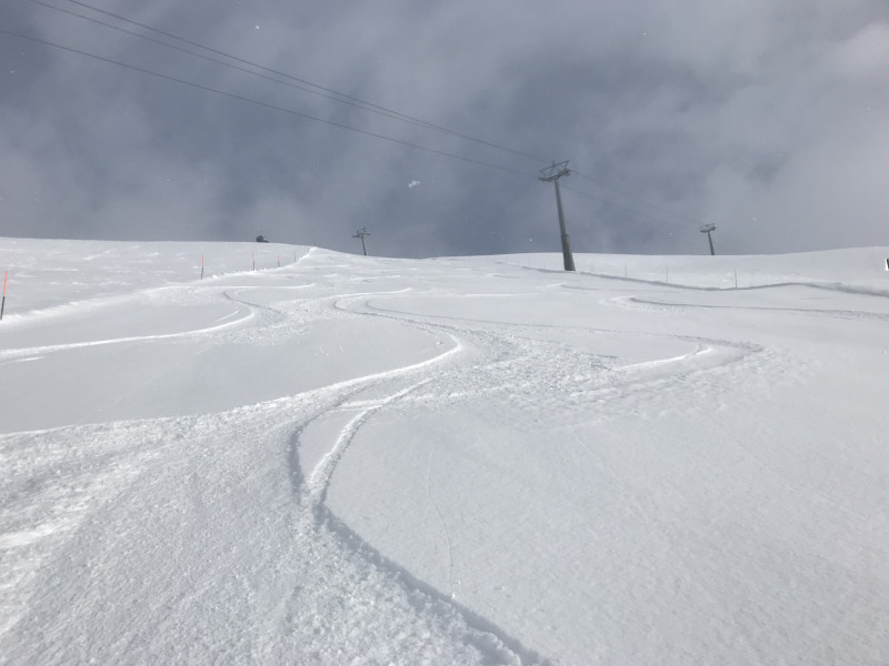 Alles meine Spuren. Niemand machte mir den Hang streitig