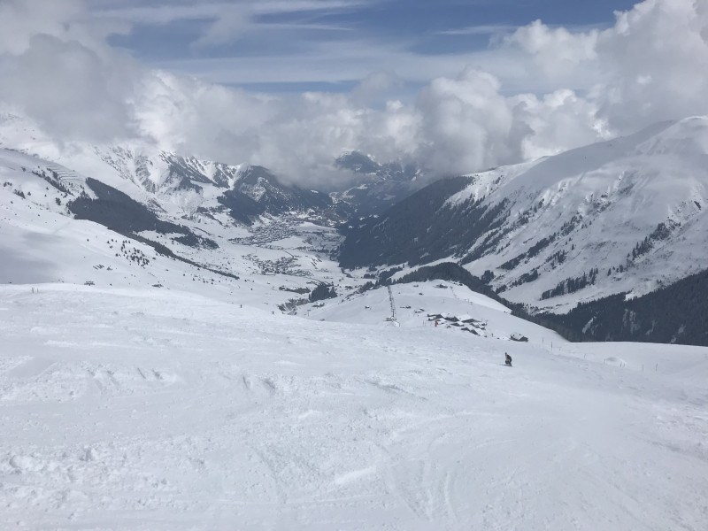 Auf der Sedruner Seite war das Wetter viel besser.