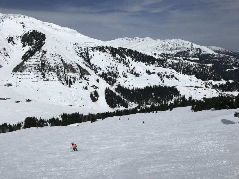 Die Nordhänge hielten noch eine Weile.
