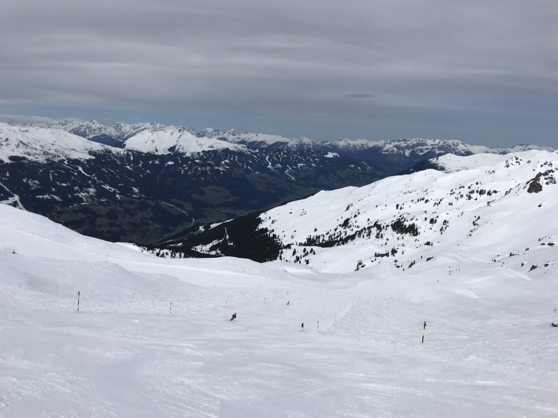 ...nach Kapauns, dessen Piste sich den ganzen Tag gut hielt.