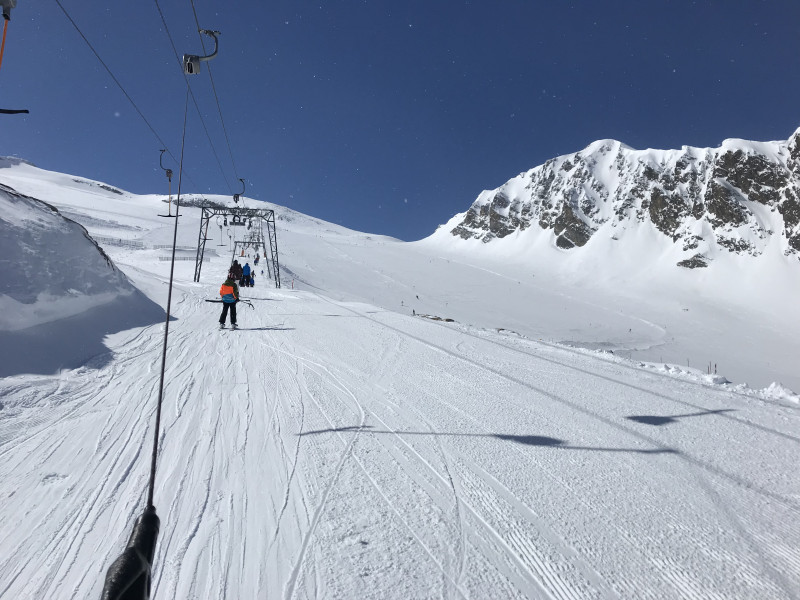 Am Kaserer 2. Das Wetter riss wieder herrlich auf.