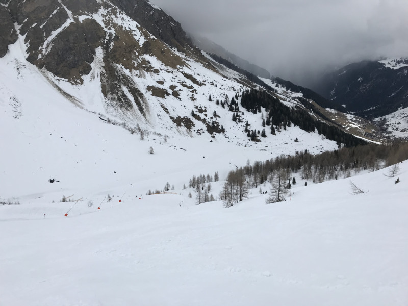 Die Talabfahrt dürfte noch eine Weile halten.