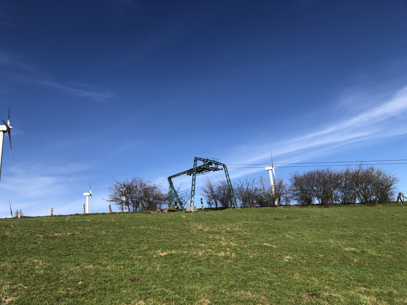 Blick auf die Bergstation bei herrlichem Wetter. (Leider lief der Lift vor meiner Zeit)