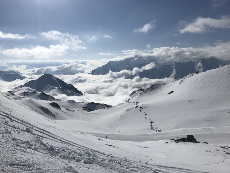 Blick vom Idjoch Richtung Samnaun...