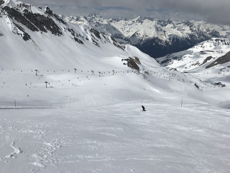 Den Nachmittag verbrachten wir hauptsächlich auf der 14b und den 21 Varianten. Die firnten beide herrlich auf.