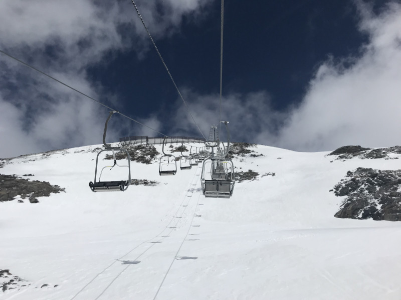 Letztes Mal mussten wir hier hochlaufen. Mit der Pfaffengrat-DSB gehts einfacher.