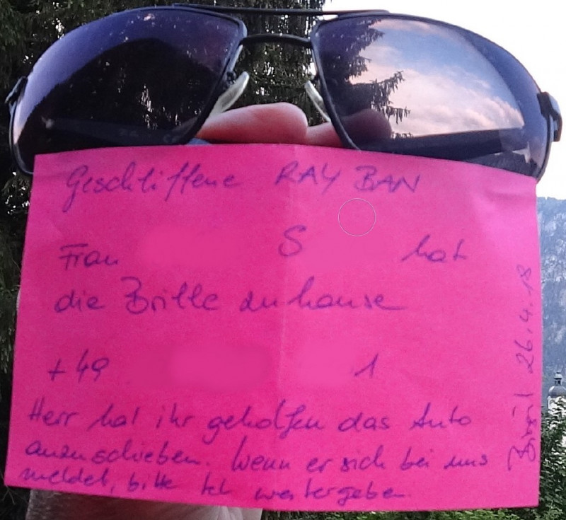 Originalnachricht, perfekt.