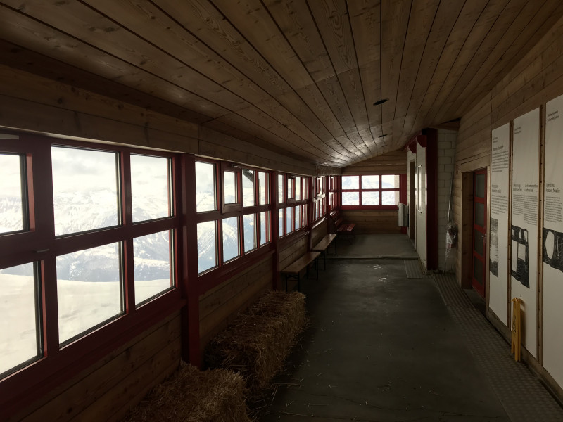 Zum Glück war die Berstation zum umziehen geöffnet -MERCI