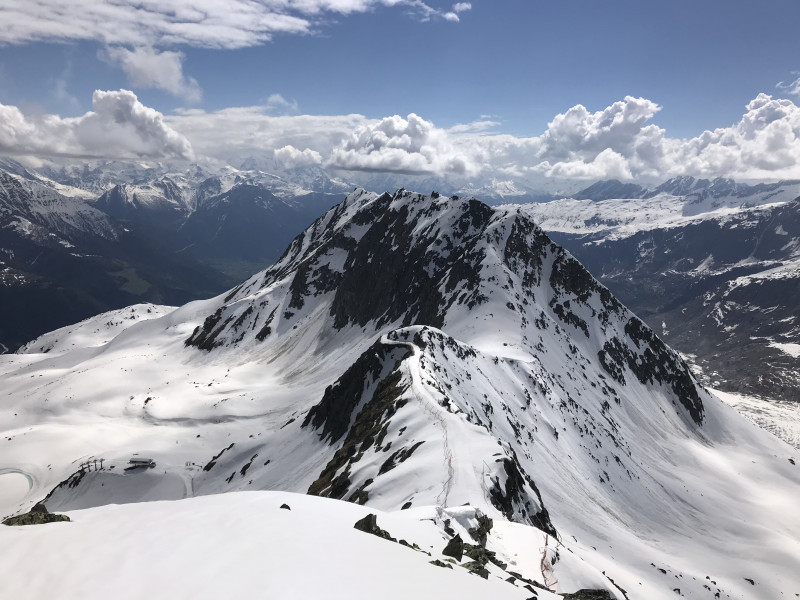 15 Minuten später schien wieder die Sonne und ich nahm noch die letzten Meter zum Fiescherhorli in Angriff
