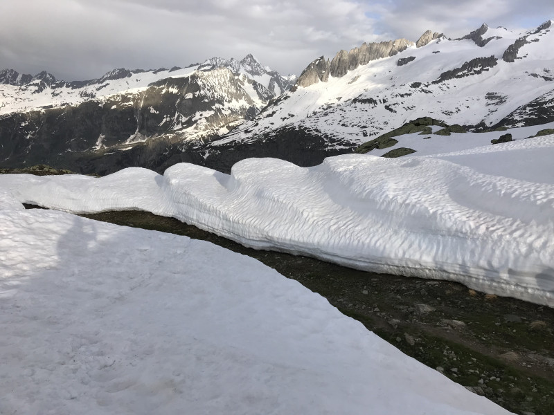 Hier findet in einem Monat der Aletsch Halbmarathon statt