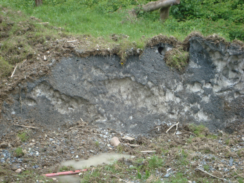 Schneedepot 3 zu meiner Verwunderung auch noch da.