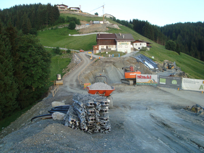 Gesamtansicht von unten