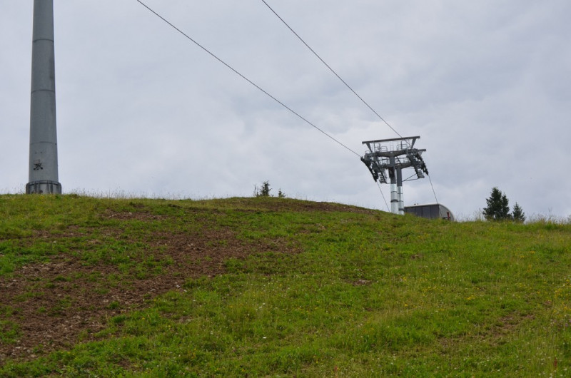 Blick vom Weg zur Bergstation