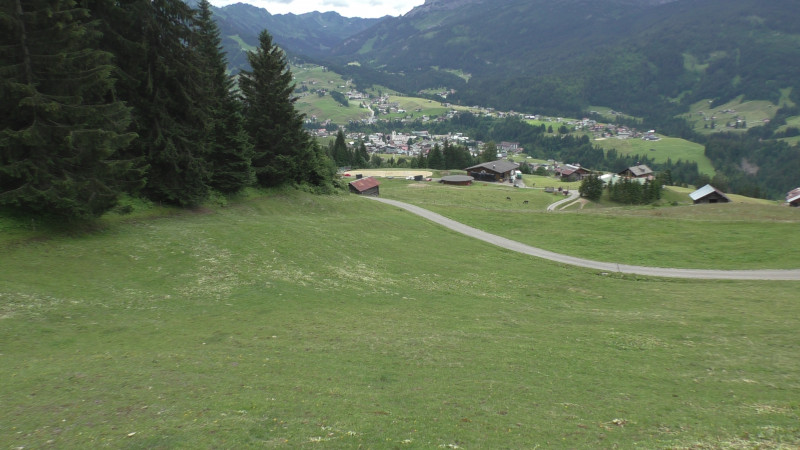 Lifttrasse Westegg2 ? Blick nach unten.