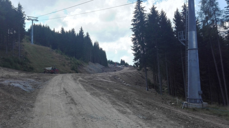 Weiterer Verlauf der Piste