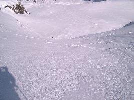 Steilhang Steinberg von oben