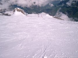 Roteggpiste, schön zu fahren bei dem Neuschnee....