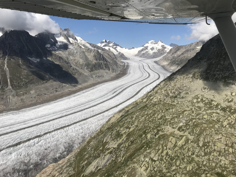 Aletschgletscher am 15.8.18